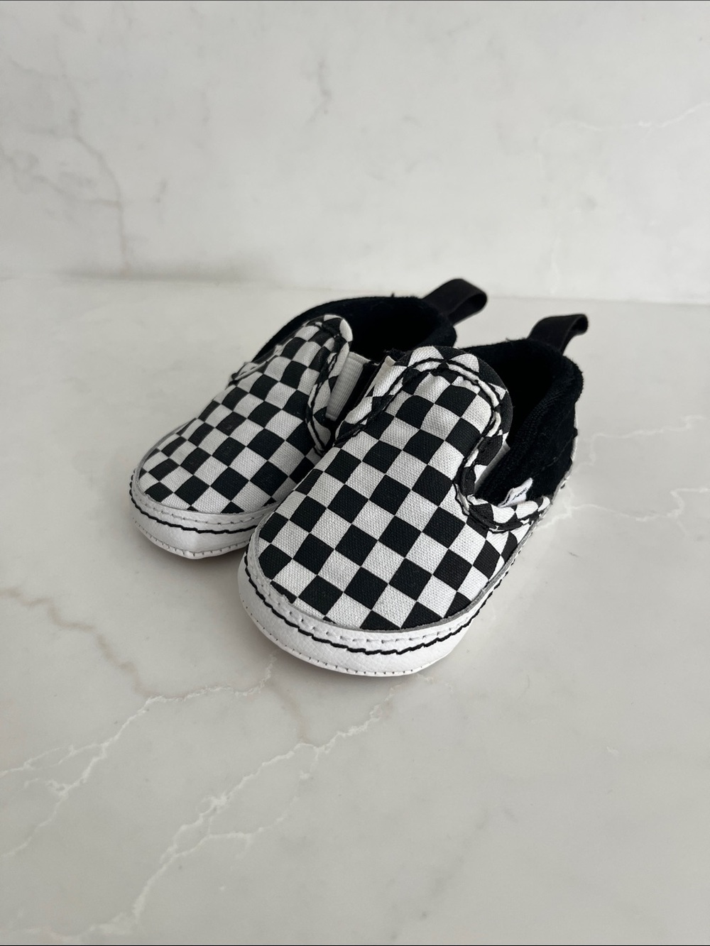 Vans infant slip-on V crib checkerboard shoe